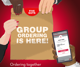 Group Ordering at Five Guys at Five Guys