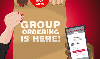 Group Ordering at Five Guys at Five Guys