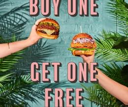 Buy One Get One Free on ALL Main Meals!! at Bill's