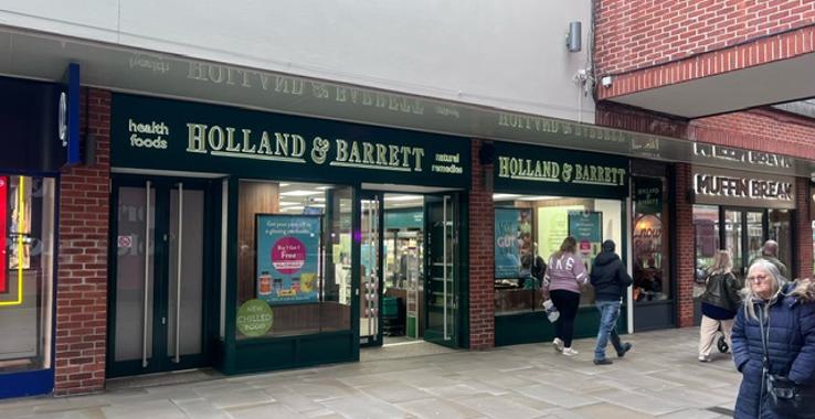 Holland and Barrett Shopping