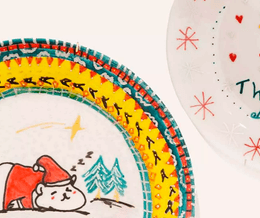 Children's Christmas Plate Decorating Workshop 