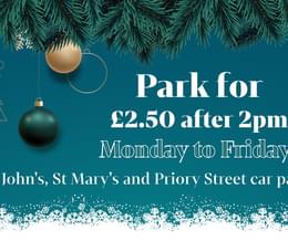 Christmas Parking Offer Christmas in Colchester
