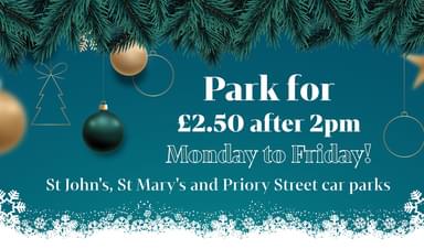 Christmas Parking Offer Christmas in Colchester