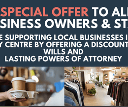 Discount for businesses and city centre staff at Castle Estate Planning