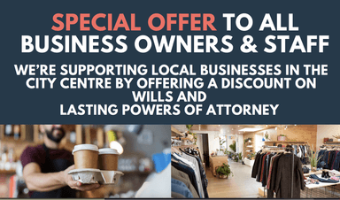 Discount for businesses and city centre staff at Castle Estate Planning